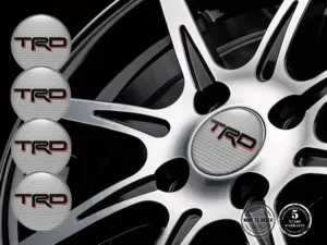 Toyota TRD Calcomanías de Rueda Edición Pegatinas de Silicona Racing